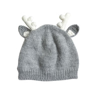 Winter Fall Baby Girls Boys Wool Antler Hats Baby Outfits Caps Warm Fashion Cute Hats