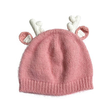 Winter Fall Baby Girls Boys Wool Antler Hats Baby Outfits Caps Warm Fashion Cute Hats