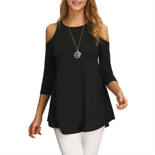 Women's Fashion Off Shoulder Long Sleeve Loose Blouse Casual Top T Shirt